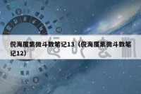倪海厦紫微斗数笔记13（倪海厦紫微斗数笔记12）