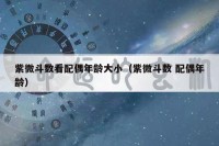 紫微斗数看配偶年龄大小（紫微斗数 配偶年龄）