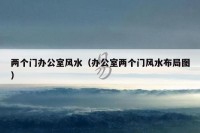 两个门办公室风水（办公室两个门风水布局图）