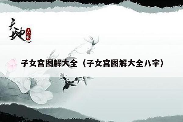 子女宫图解大全（子女宫图解大全八字）