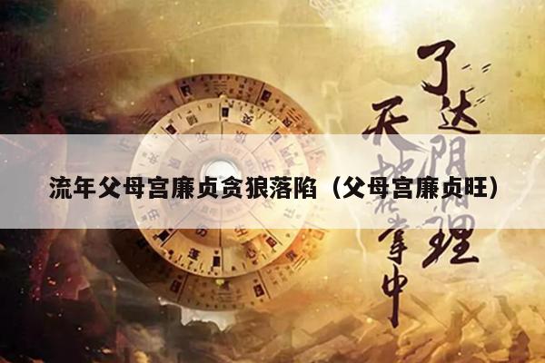 流年父母宫廉贞贪狼落陷（父母宫廉贞旺）